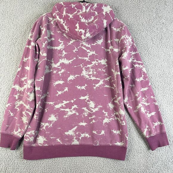 Volcom Sweatshirt Mens Large Hoodie Lavender Fleece Sweater Surf Skate Pullover - Picture 2 of 11